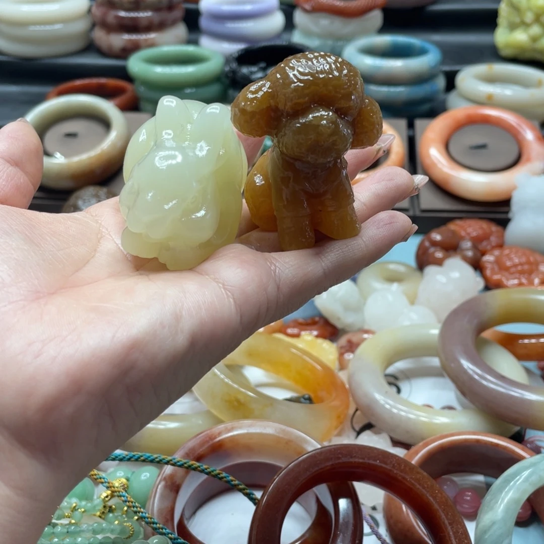 石英质玉手镯合金红*&