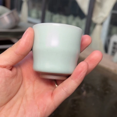 杯?***号北宋官瓷竹节杯