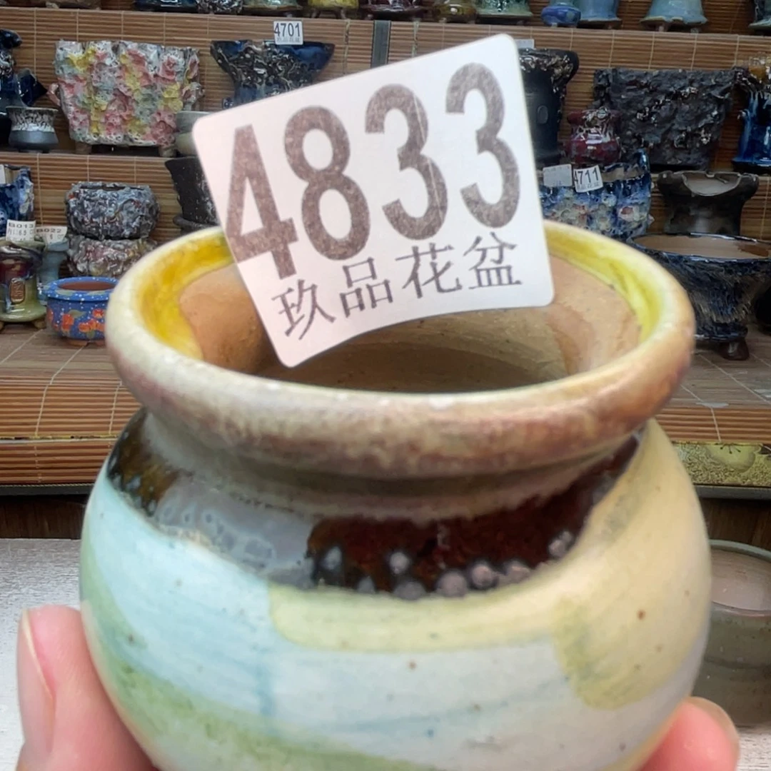 景德镇陶瓷手工花盆默认瑕疵