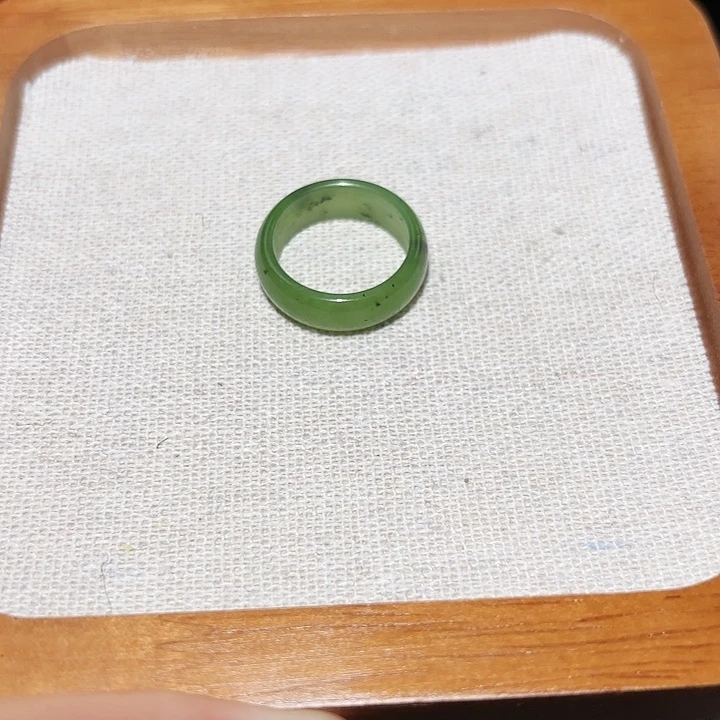 和田玉未镶嵌挂件17.3内径