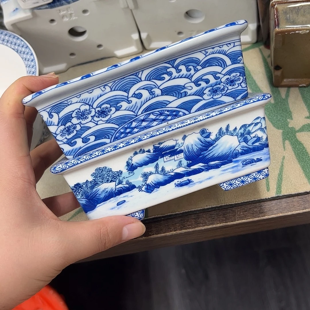 J***7紫砂花盆080号瑕疵2个仿手绘