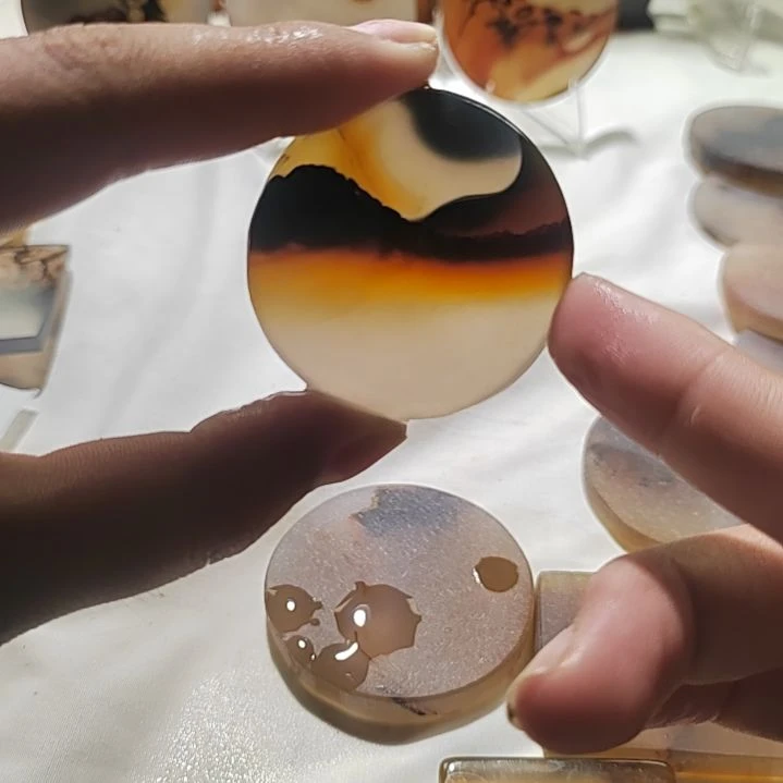 玛瑙/玉髓合金颈饰