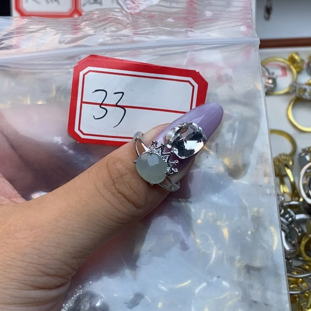 翡翠戒指合金翡翠首饰