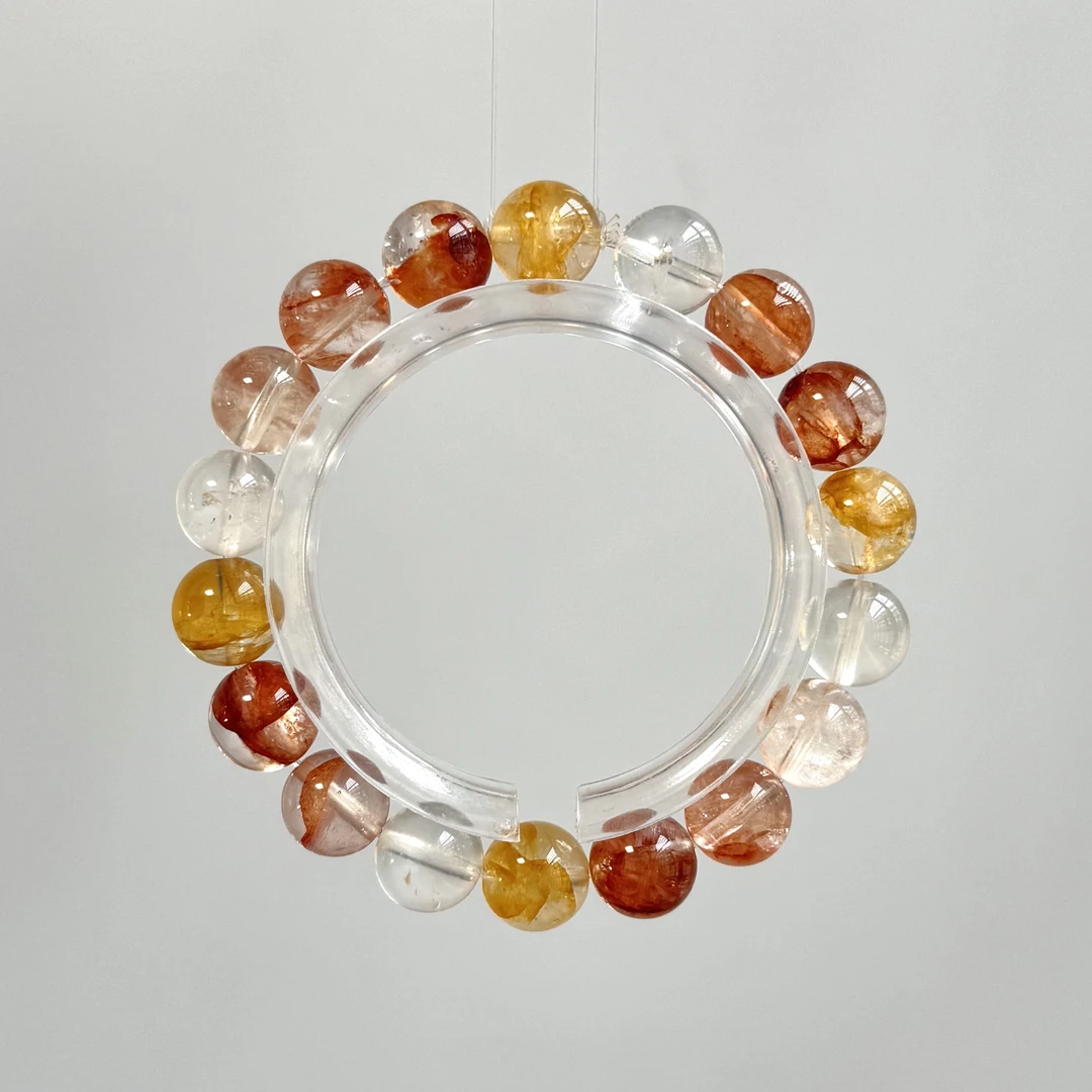 【微姐专属】高品纯天然胶花水晶手串