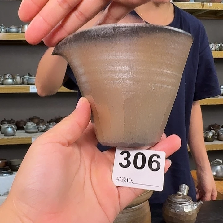 坭兴陶柴烧全手工原矿泥料杯