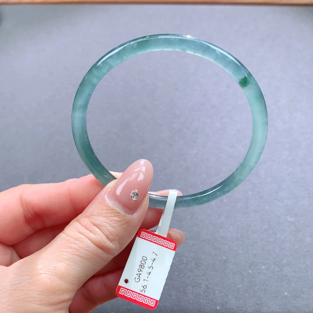 翡翠手镯未镶嵌天然翡翠手镯叮当镯