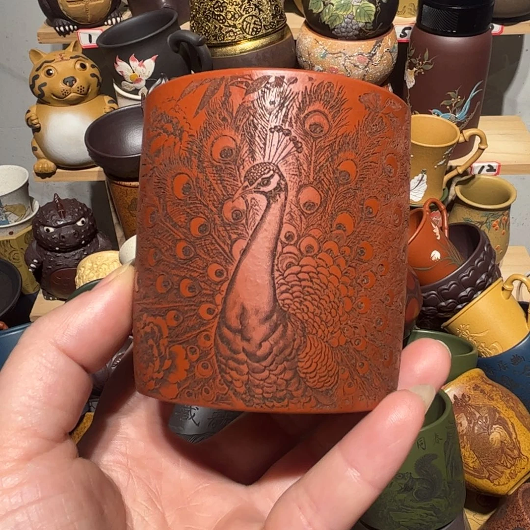 紫砂茶杯宜兴紫砂主人杯