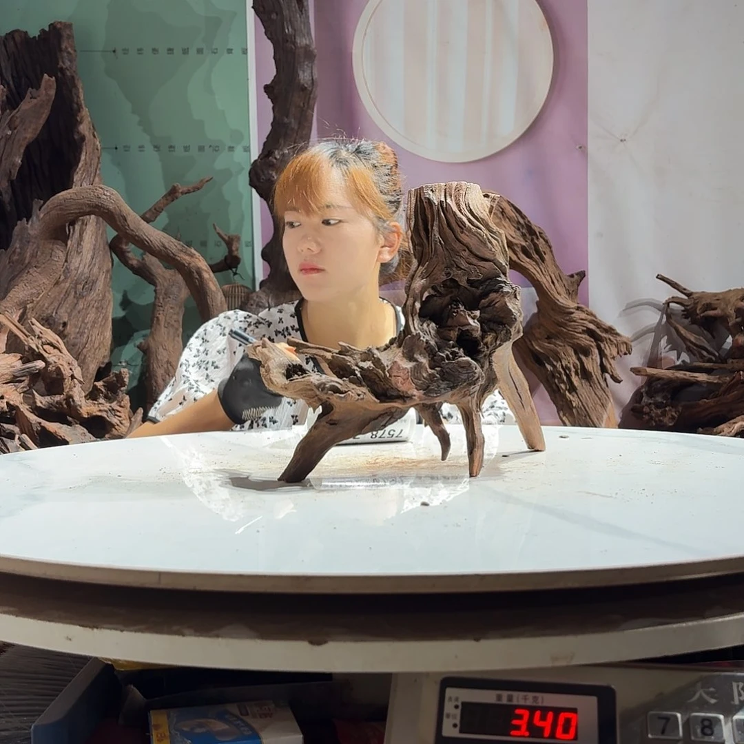 紫砂镂空！***南紫柚沉木不包损7567