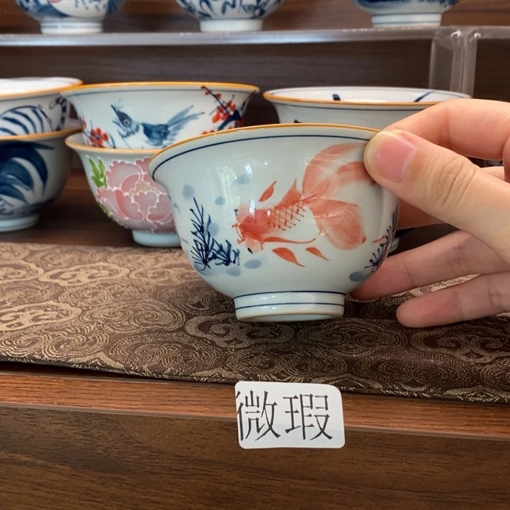 釉下老陶泥手工绘制