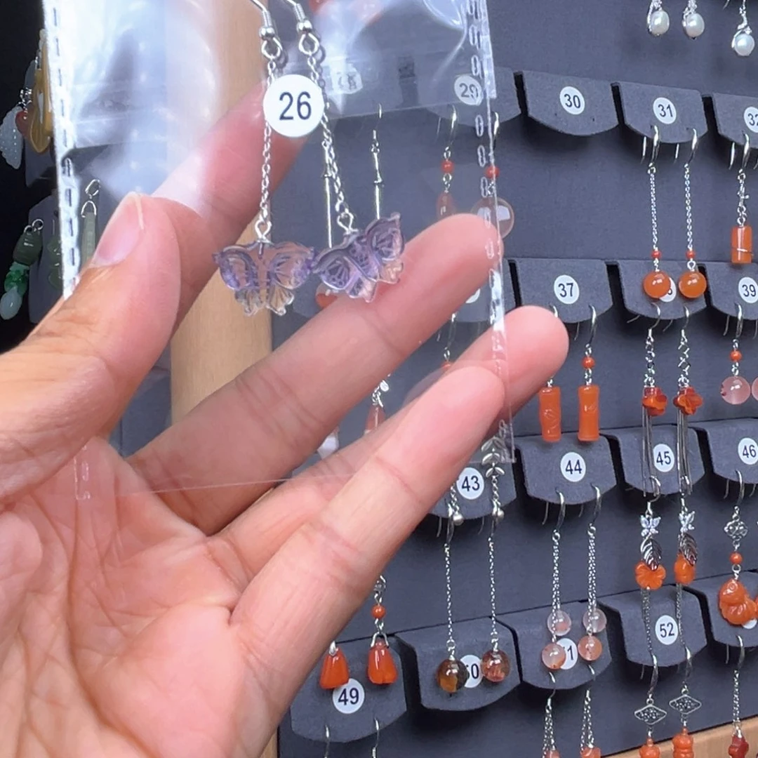 银S925镶嵌耳饰紫晶化***里