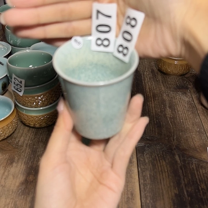 云间青瓷龙泉小米茶器