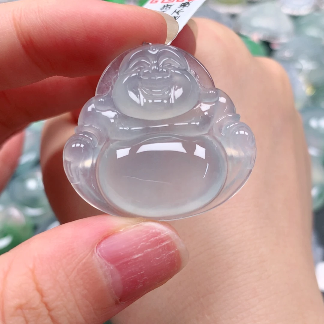 颈饰未镶嵌翡翠天然翡翠