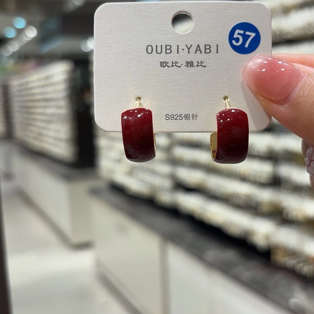 铜合金合金锆石红色扣