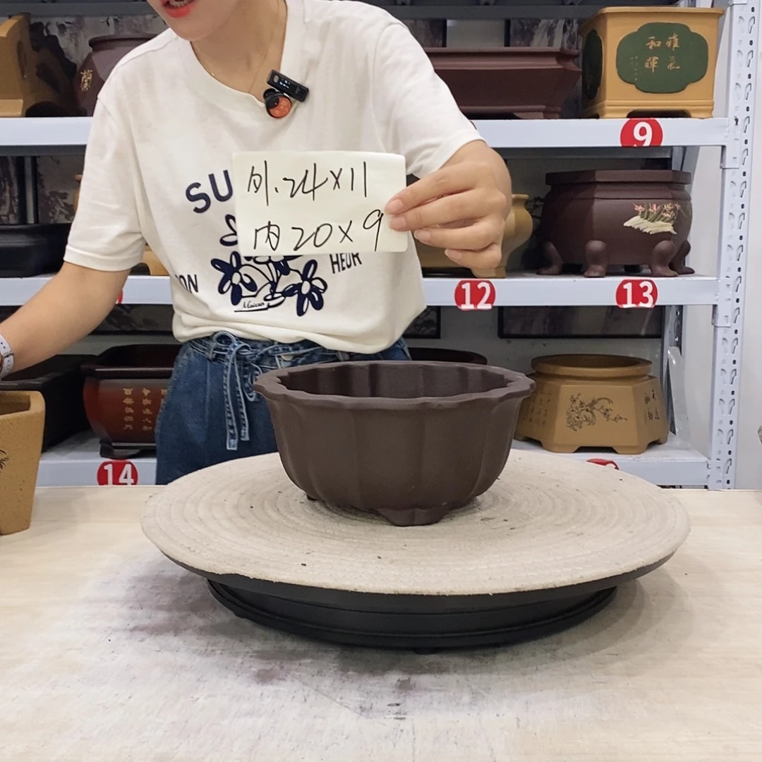 紫砂花盆紫砂花盆