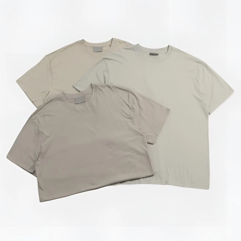 直播间 夏重磅有拍机棉圆领印花短袖男加肥加大码180-250斤 X001