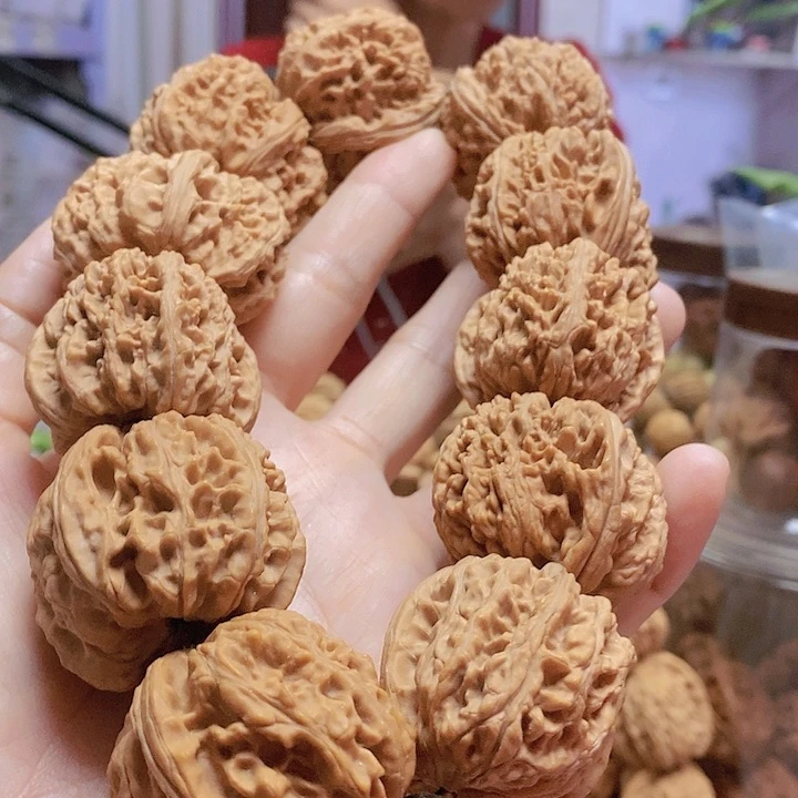 【闪购商品】文玩核桃把件35龙须谷手持