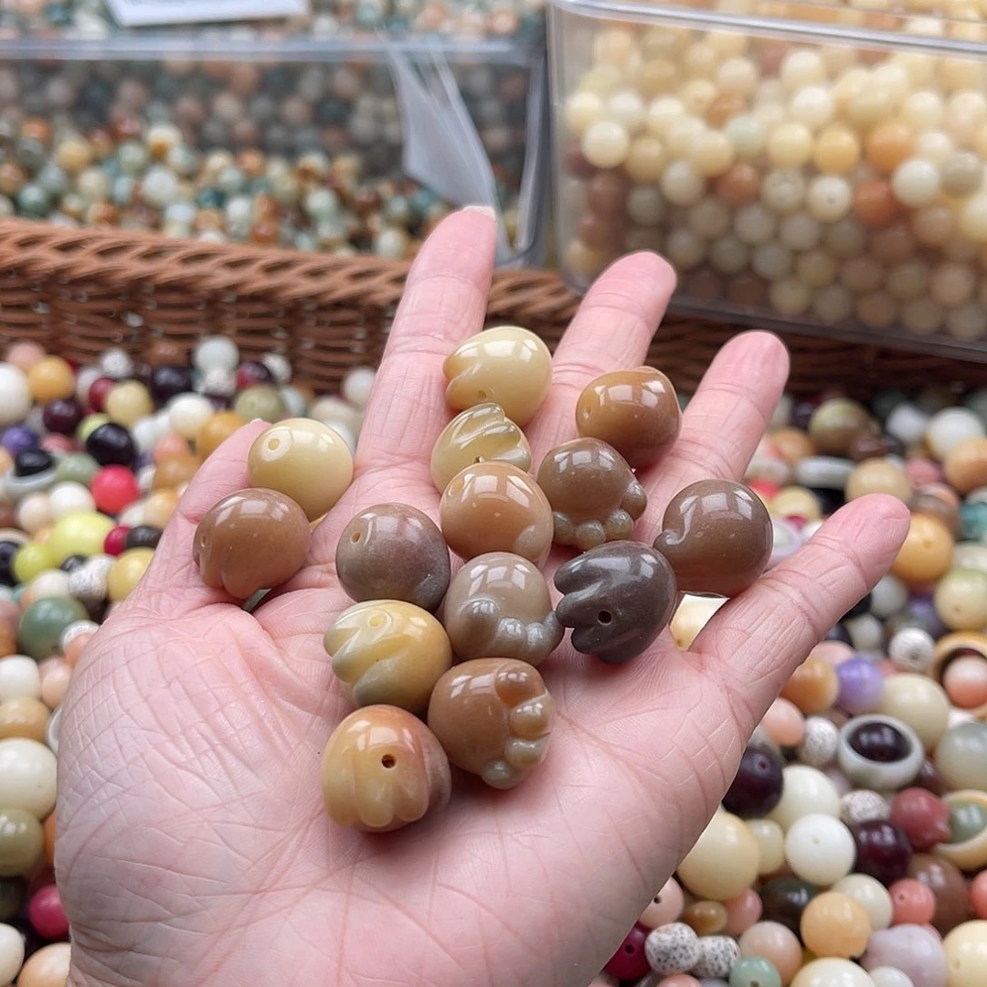 白玉菩提吊坠B/16mm/10+10颗瑕疵