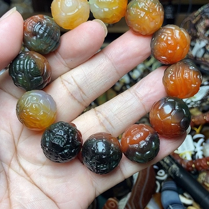 玛瑙/玉髓未镶嵌手链