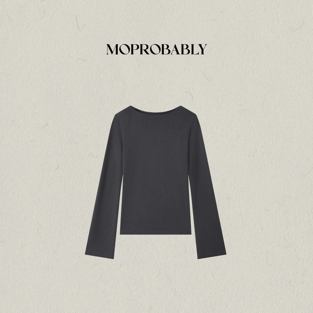 Moprobably李予诺「邂逅」极简风长袖T恤休闲裤L5247009+L5151301