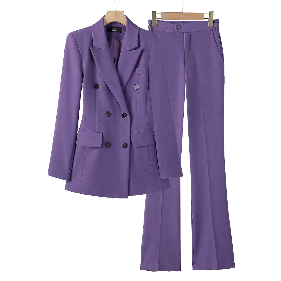 【6529套装-YR】春秋高级感气质女神范职业西装韩版休闲西服套装