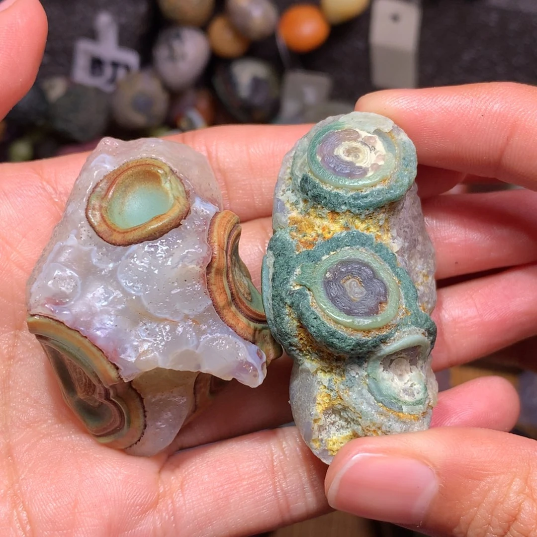 未镶嵌玛瑙/玉髓珠宝半成品
