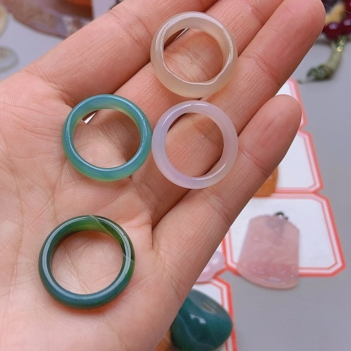 【闪购商品】玛瑙/玉髓珠宝半成品未镶嵌雲