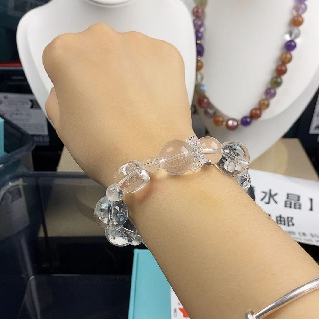 银S925镶嵌水晶手链