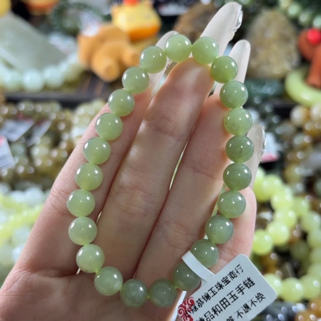 和田玉未镶嵌手链176