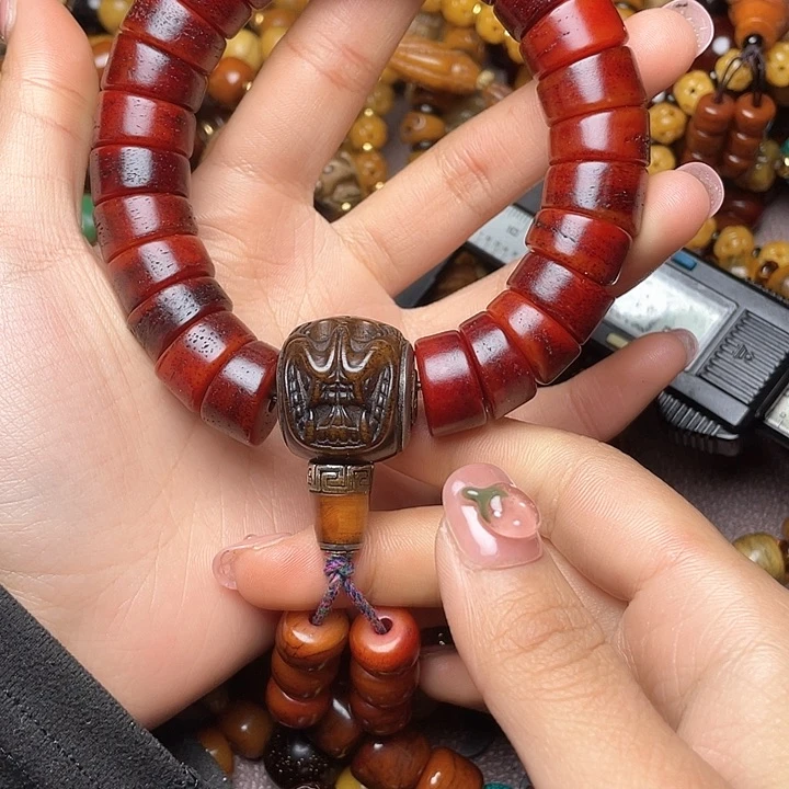 牛骨手串/手链一**你牦牛骨眉心骨手持
