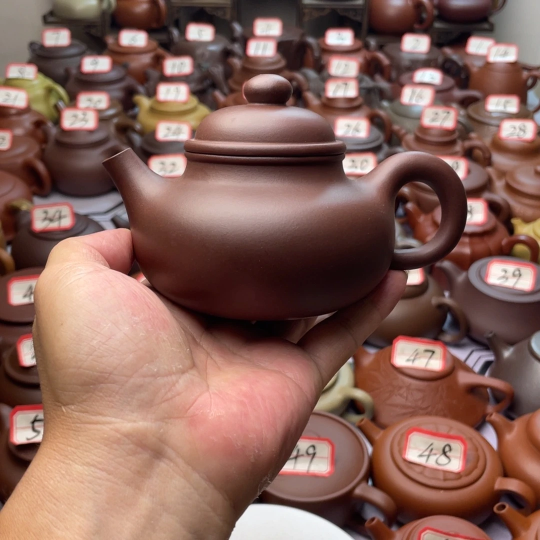 茶壶紫砂宜兴紫砂半手工