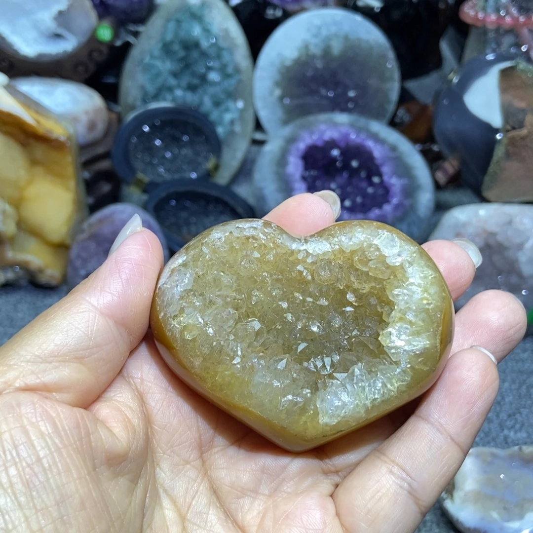 紫晶摆件未镶嵌水晶