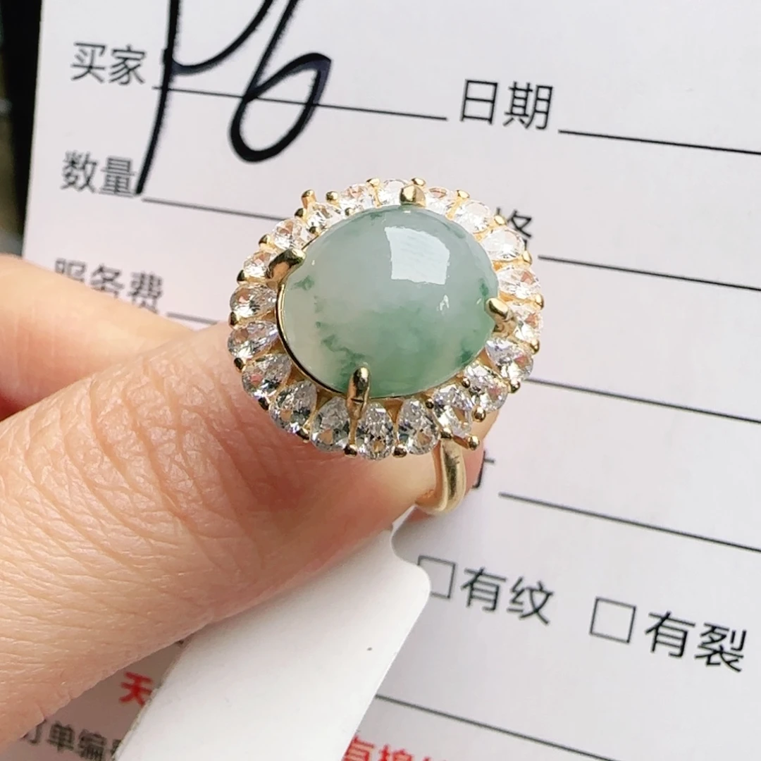 银S925镶嵌手链翡翠