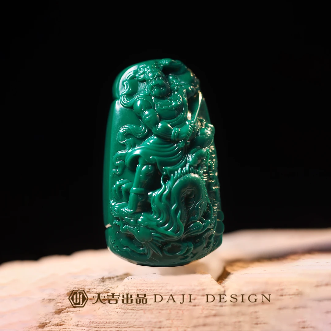 【大吉出品】-不动明王吊坠项链文玩配饰锁骨链挂件