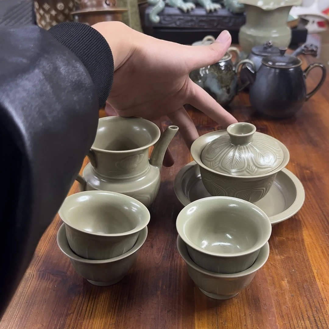 长***8小仲青瓷茶器微瑕3899