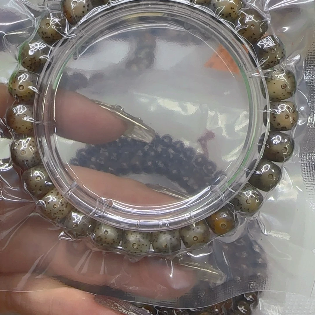 星月菩提手串64哈哈火烧云星月菩提98桶单圈