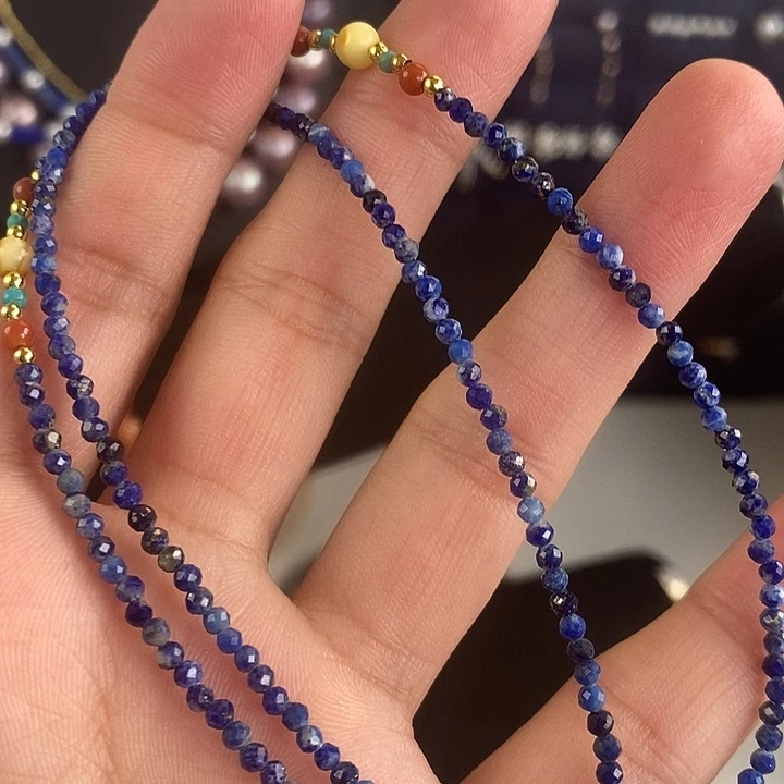 青金石合金颈饰q