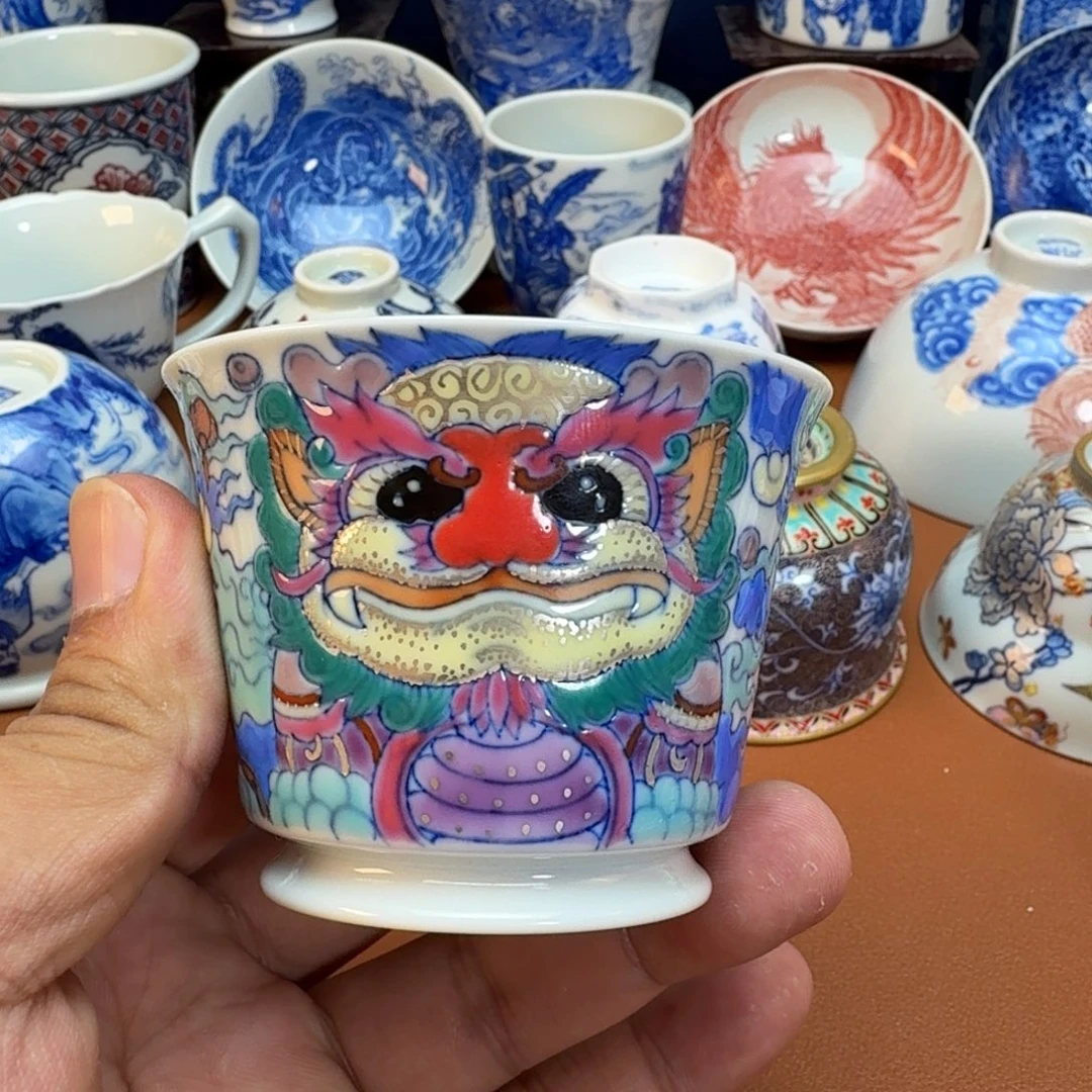 杯子景德镇全手工手绘陶瓷