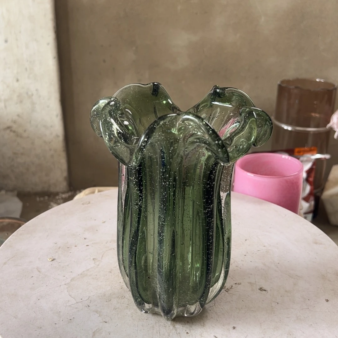 弘扬琉璃花器微瑕高度21
