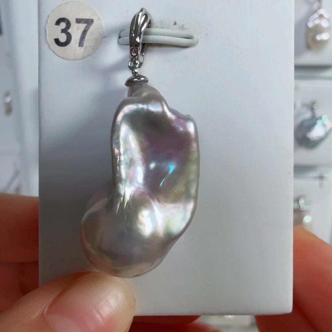 熹***冉颈饰银S925镶嵌淡水珍珠