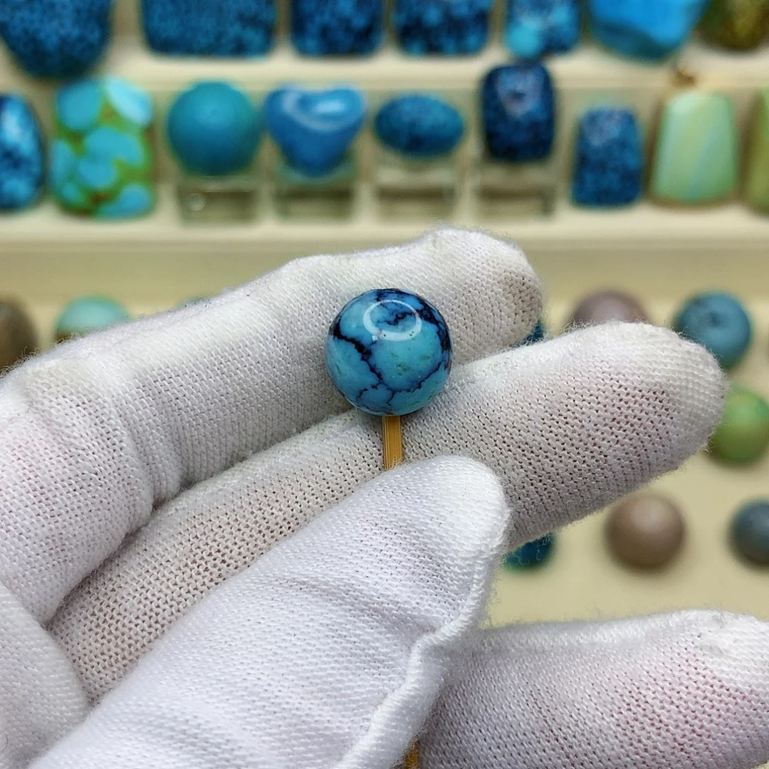 绿松石未镶嵌三彩随行