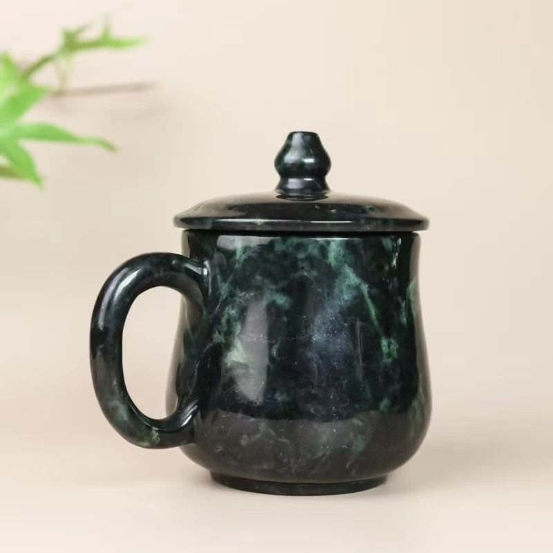 西藏天然药王石玉藏玉老板杯多样用途