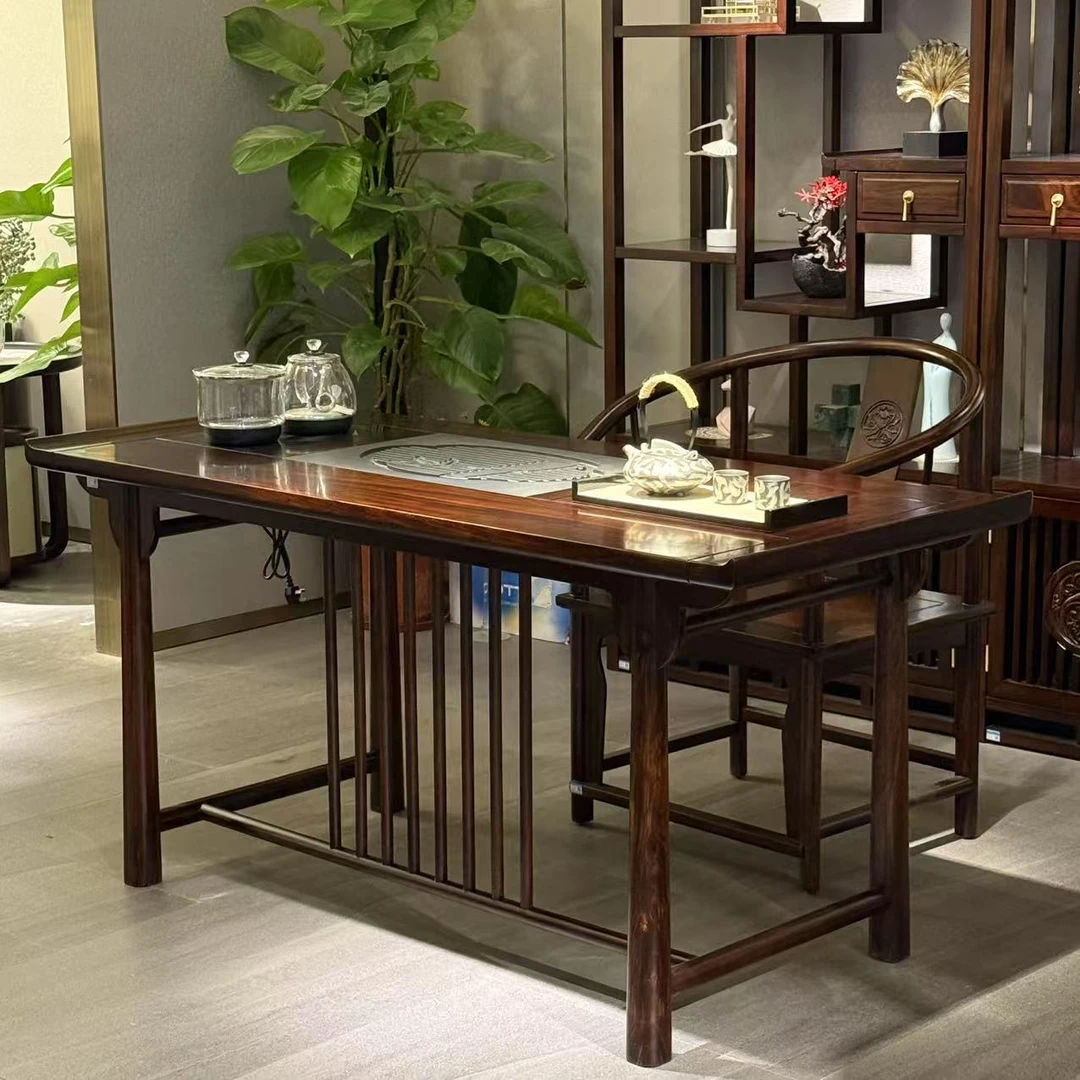 【黑檀木】9A0020茶台 128*70*74（1.28米）