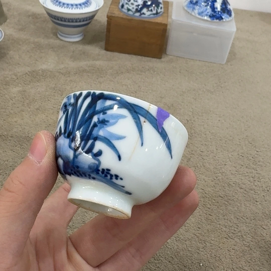 瓷片非常好用漂亮的茶具