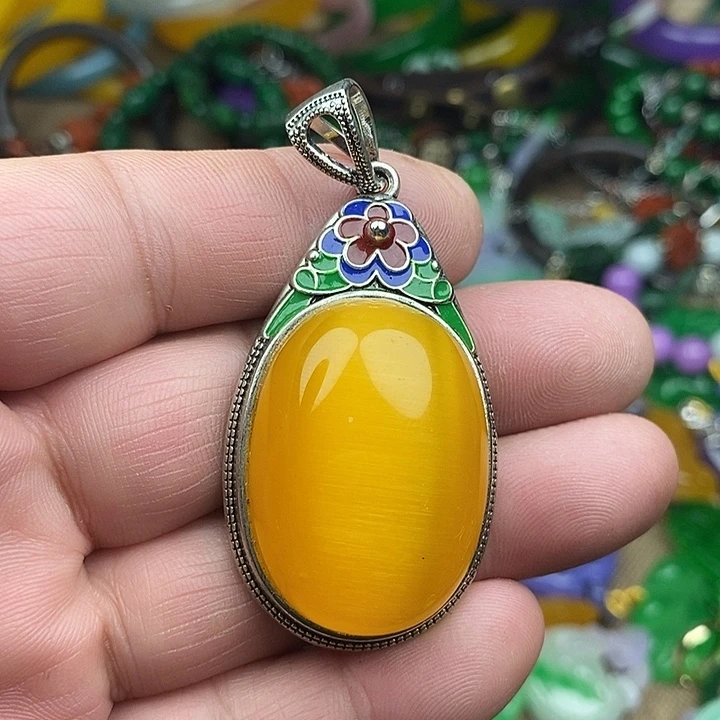 33碧玺（处理）吊坠