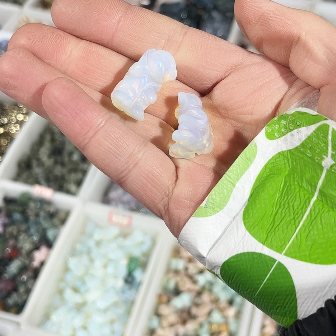 水晶天然水晶微瑕未镶嵌紫*