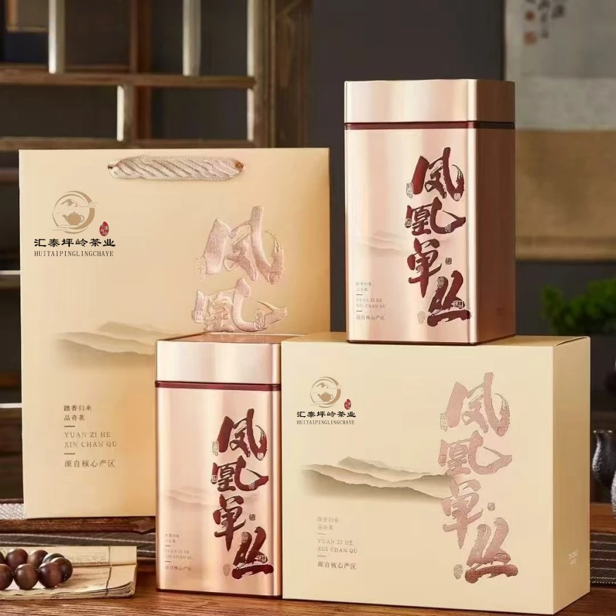 凤凰单丛茶蜜兰香高档礼盒装高端送礼茶叶袋装500g一斤凤凰单丛茶