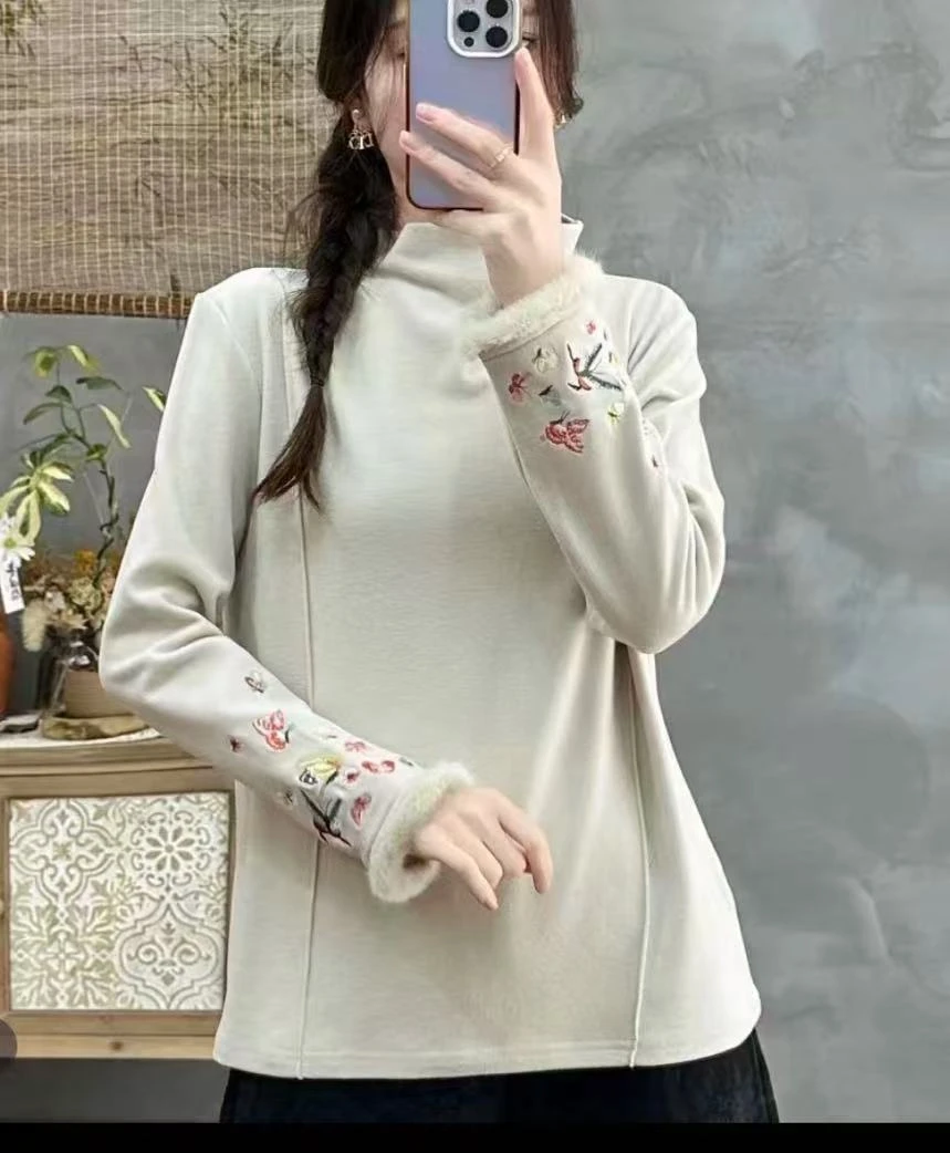 手臂刺袖卫衣绒衫328877