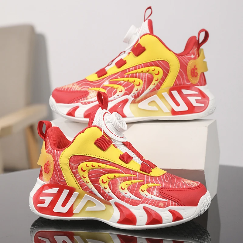 儿童运动鞋2025春秋男女童篮球鞋韩版潮流中大童百搭跑步潮鞋学生