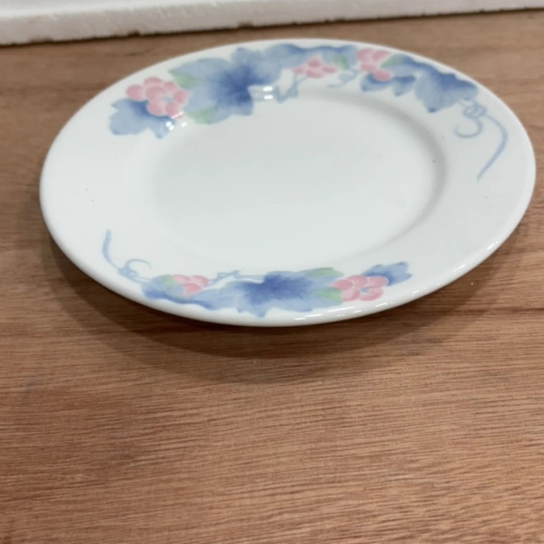 葡萄花平盘英文里标17.5公分