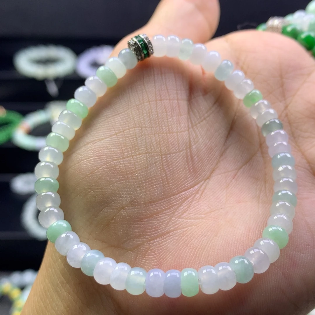 未镶嵌手串翡翠卡5